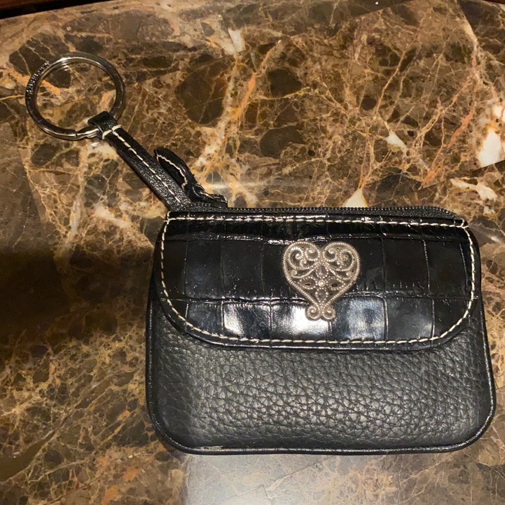 Brighton key ring with coin pouch